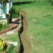 French drain installation in progress (step 1)